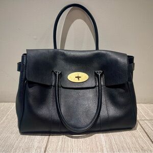 Mulberry Bayswater Black Leather Satchel great condition